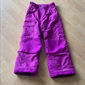 Girls Columbia Insulated Winter Pants